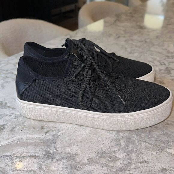 👟 BP. Black Knit Sneakers Sz 6.5 - Picture 4 of 6
